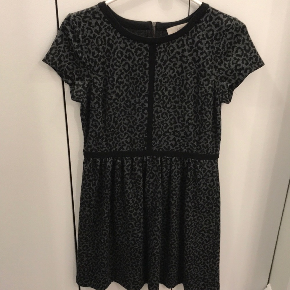 Black Print Dress